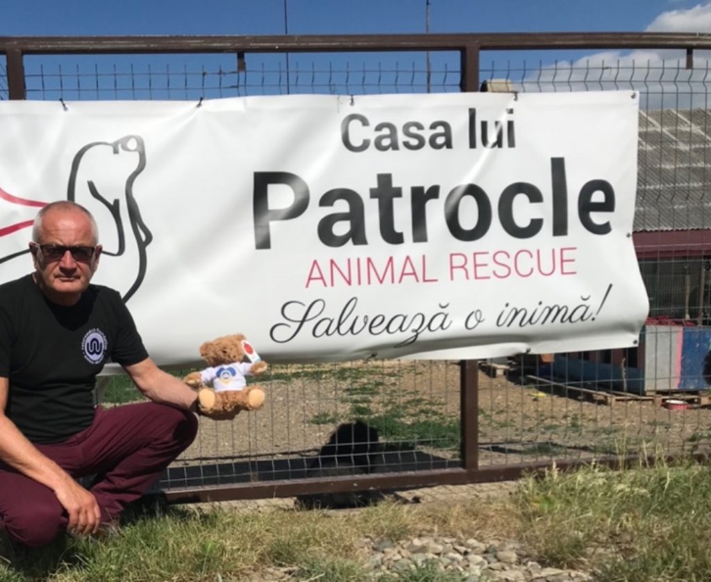Romania and beyond - how we continue to help the animals of Ukraine 1 Ukraine Campaign Manager, with ‘Lily Bear’ at Casa Lui Patrocle in Romania May 2022