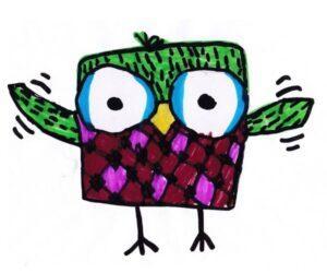 Owl design - World Animal Day mug competition winner 2022