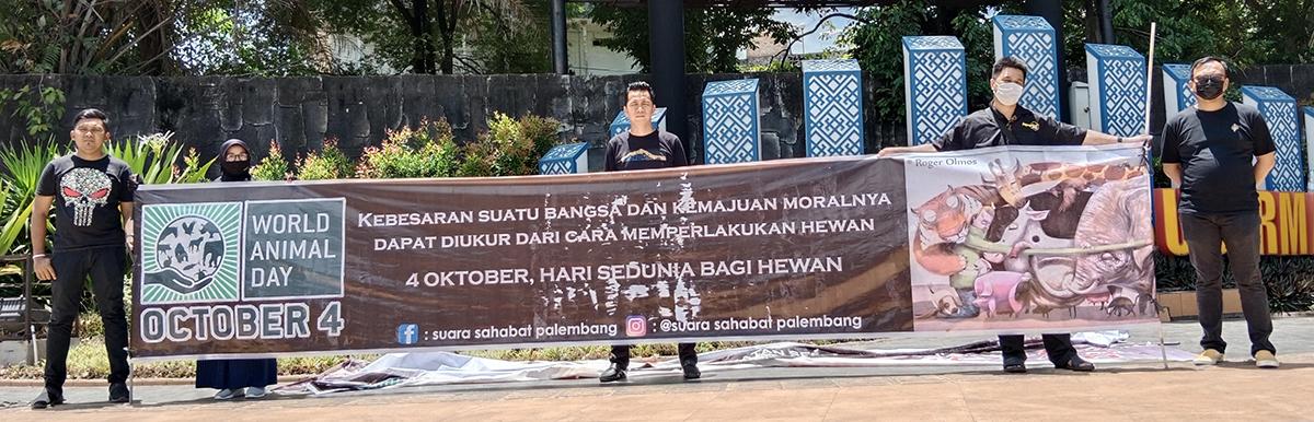 World Animal Day 2022 event in Palembang indonesia