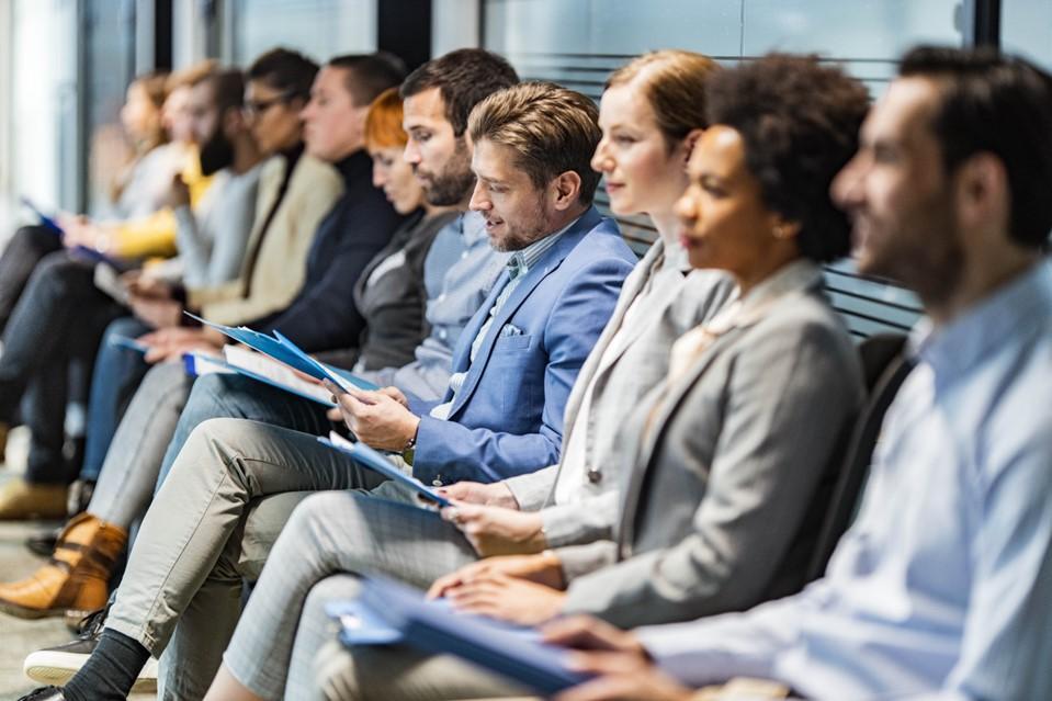 stock image generic image of delegates at a meeting