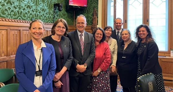 Panellists at the Environment Food and Rural Affairs Select Committee in Parliment discusiing pet welfare. Copyright belongs to Dogs Trust