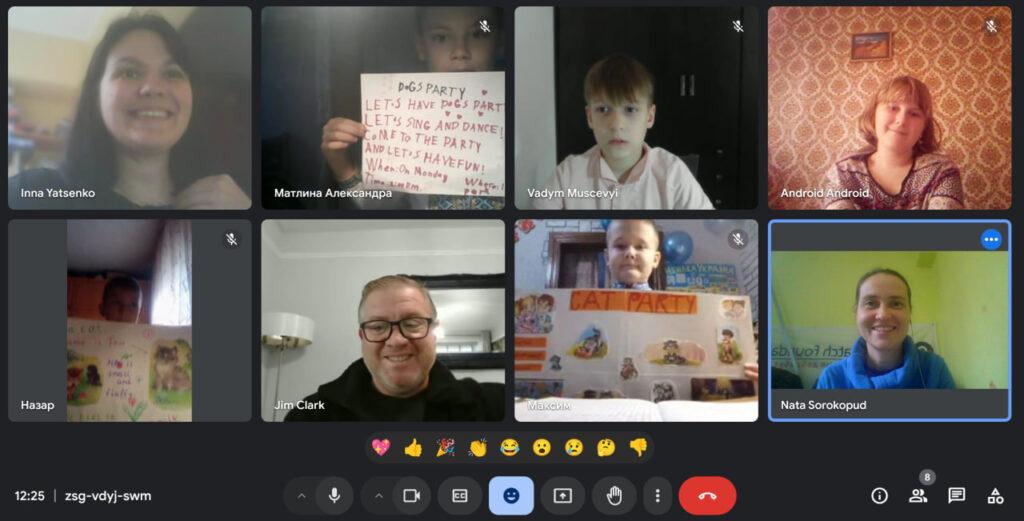 Teaching Compassion: English as a Second Language (ESL) lessons on animal welfare with a humane twist 1 People talking on an online call