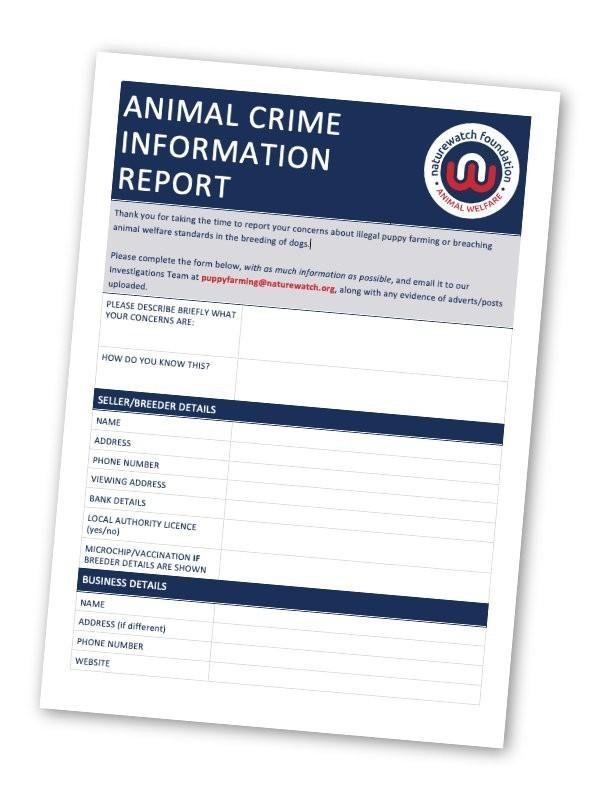 animal crime report